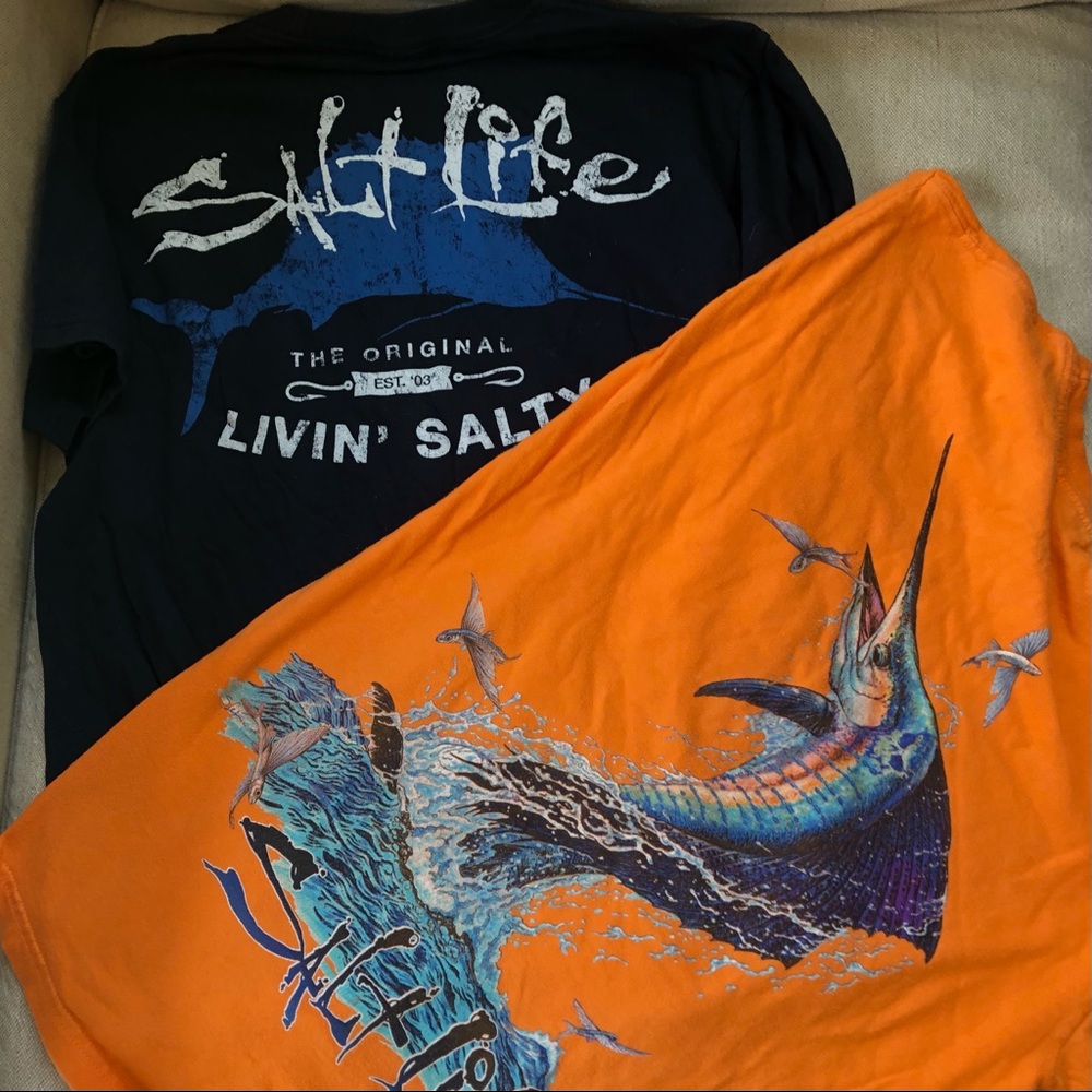Salt Life t-shirts (lot of 2)